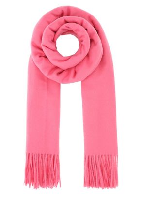 【関税&送料込】Alexander Mcqueen Pink Cashmere Blend Scarf Alexander McQueen Scarf: Elegant Cashmere Blend