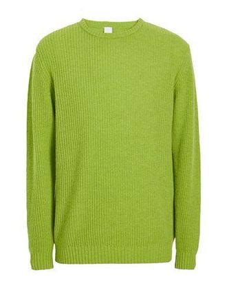 8 by YOOX WOOL BLEND RIB KNIT RELAXED FIT CREWNECK