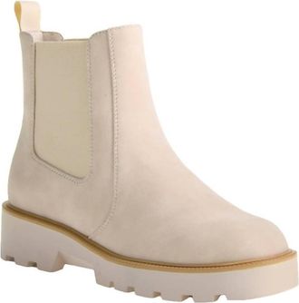 Chinese Laundry Womens Rev Double Gore Bootie In Beige