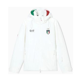 Emporio Armani Emporio Armani Ea7, Dames, Jassen, Wit, Maat: L Fleece