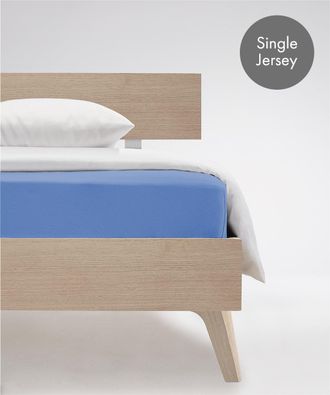 Fleuresse Spannbettlaken »Jenny C aus feinfädigem Mako-Jersey« für Matratzen bis 23 cm Höhe