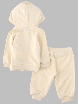Moschino Cotton Hooded Tracksuit Set - Beige