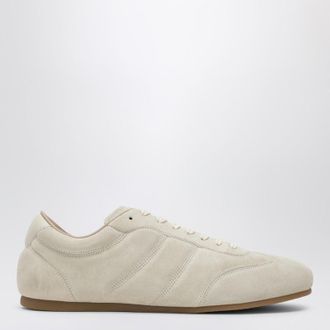 Christophe Lemaire Soft Runner Sneakers in Ivory Suede