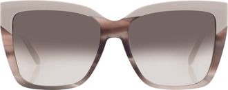 Ferragamo Brown Gradient Butterfly Ladies Sunglasses SF1102S 251 58