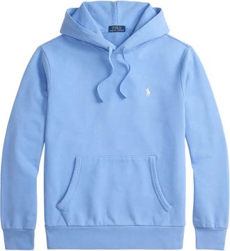 Polo Ralph Lauren Felpa con cappuccio, zip e tasca a marsupio - Blu