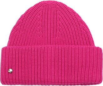 Kate Spade New York spade cuff beanie in Marker Pink at Nordstrom