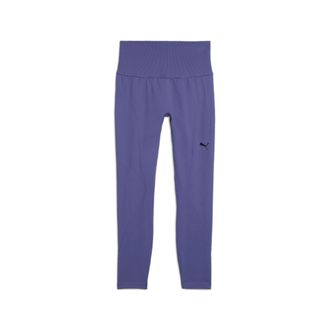 Puma Trainingstights PUMA SHAPELUXE SEAMLESS HW FL TIGHTS, Damen, Gr. XL, N-Gr, blau (blau crystal), Obermaterial: 92% Polyamid, 8% Elasthan, schmal normal