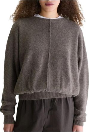 Bellerose Derny 62 Ronde hals gebreid - Dames - Ronde hals truien - Bruin - M - Truien & Vesten