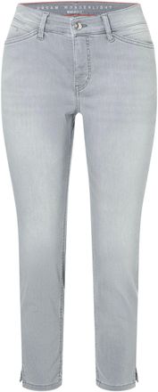 MAC Broeken 7/8-Jeans MAC Dream Summer, Damen, Gr. 32, L&auml;nge 26, authentic light grau used, Denim/Jeans, Obermaterial: 75% Baumwolle, 12% Modal, 9% Polyester, 4% 