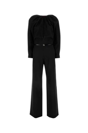 Gucci Black Keyhole-neck Jumpsuit