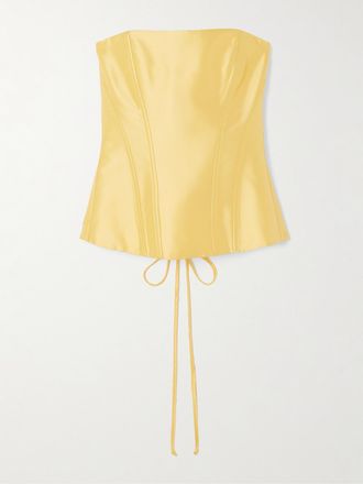 Rosamosario Corsetto In Taffet&agrave; Barbie - Giallo