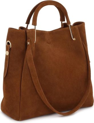 Kazar Alexandria Shopper Bag - Dames - Handtassen - Bruin - ONE Size - Leer - Tassen