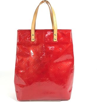 Louis Vuitton Monogram Vernis Red Color Rouge Monogram Vernis Shoulder Bag Tote Bag (Pre-Owned)