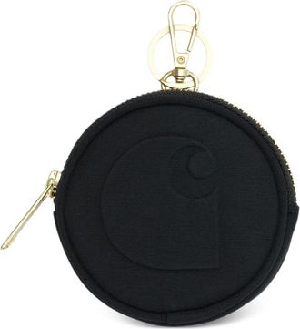 Carhartt Work in Progress logo-embossed round wallet - men - Nylon - One Size - Black
