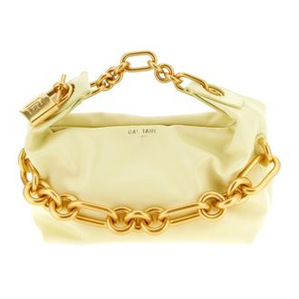 Balmain Mini Sync Handtas - Dames - Handtassen - Geel - ONE Size - Leer - Tassen