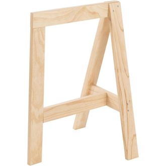 Astigarraga Caballete Decorativo De Tres Patas De Pino Macozo Sin Barnizar Modelo Glam Astigarraga Cabgla.99