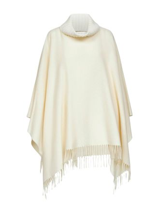Paolo Fiorillo White Paolo Fiorillo Capri Poncho