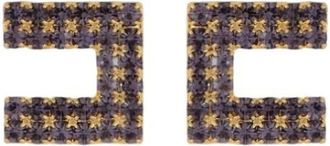 Elisabetta Franchi Oorbellen - Dames - Oorbellen - Paars - ONE Size - Accessoires