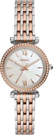 Fossil Womens Carlie Mini White Dial Watch