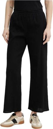Max Mara Toronto Straight Pants - Dames - Wijde Broeken - Zwart - M - Broeken