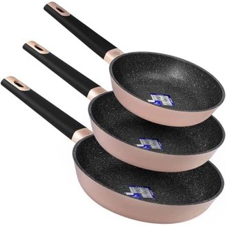 Cecotec Set De Sartenes Antiadherentes Polka Experience 18-22-26 Bucket Gravity - Cecotec