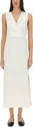 Brunello Cucinelli wrap-effect Dress