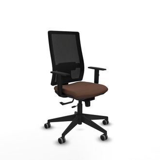 Piqueras y Crespo Silla De Oficina Piqueras Y Crespo 1d066g0 Negro Marr&oacute;n Oscuro
