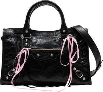 Balenciaga Le City Small Bag - Dames - Handtassen - Zwart - ONE Size - Katoen - Tassen