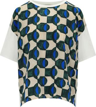 Max Mara Terzo Blouse - Dames - Blouses - Groen - XS - Katoen - Overhemden