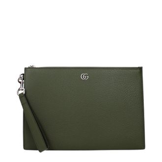 Gucci Marmont Pochette Herens Groen leer
