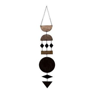 Foreside Home And Garden Geometric Metal Hanging Wall D&eacute;cor in Black at Nordstrom, Size Medium