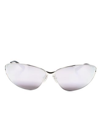 Balenciaga Occhiali da sole Razor Cat cat-eye - Argento