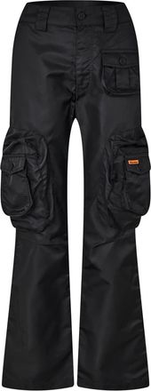 Heron Preston Womens X-Ray Nylon Cargo Pants in Black - Size 12 UK