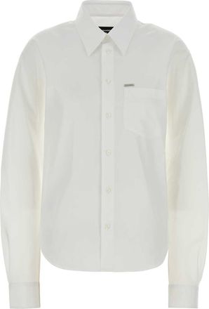 Dsquared2 White Poplin Shirt
