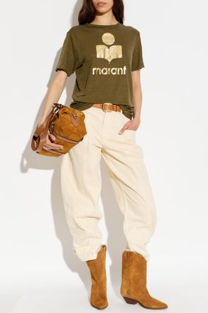 Isabel Marant T-shirt Zewel, Womens, Green