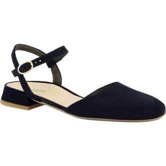 Paul Green Bianca Ankle Strap Pump in Blue Suede at Nordstrom Rack, Size 7.5Us / 5Uk