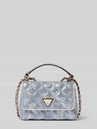 Guess Shoulder Bag mit Logo-Applikation Modell Giully in Jeansblau, Gr&ouml;&szlig;e 1