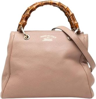 Gucci Pre-owned Bamboo Shopper - - Pre-owned - Donna - Rosa - ONE SIZE