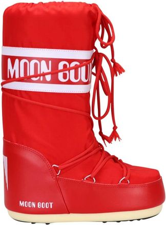 Moon Boot Icon Nylon Snowboots - Heren - Winterlaarzen - Rood - 45 EU - Nylon - Schoenen