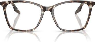Ray-Ban 54mm Cat Eye Optical Glasses in Yellow at Nordstrom