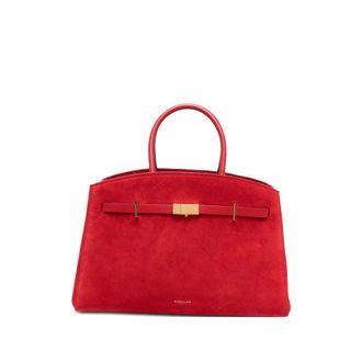 DeMellier Midi Hudson Suede Tote Bag