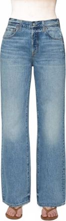 Pistola Denim Womens Harlowe Relaxed Baggy Jeans In Serpentine Vintage
