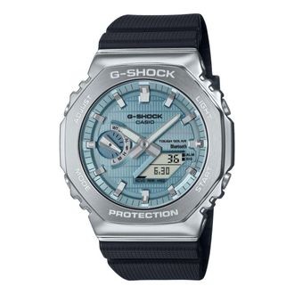 Casio G-Shock G-Steel 2100 Series Analog-Digital Turquoise Silver Black GBM-2100A-1A2
