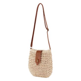 Generic Versatile Leather Bag - Womens Handbag |Shoulder Bags with Adjustable Strap, Leather Bucket Bags with Stylish Design, Tote Bag,bucket Purse for Women 