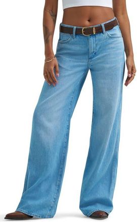 Wrangler Worldwide Mid Rise Wide Leg Jeans in Prairie Pathway at Nordstrom, Size 32