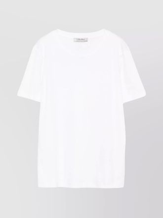 Max Mara short sleeve top round neck