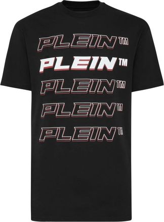 Philipp Plein T-shirt Ronde Hals - Heren - T-shirts - Zwart - 2XL - Katoen - Tops