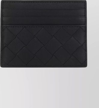 Bottega Veneta leather woven cardholder