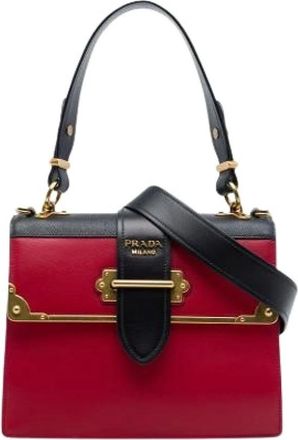 Prada Borsa Cahier Pre-owned - - Pre-owned - Donna - Rosso - ONE SIZE
