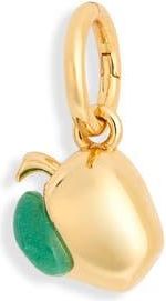 Madewell Amazonite Apple Charm in Antique Gold at Nordstrom Rack